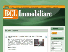 Tablet Screenshot of bclimmobiliare.it